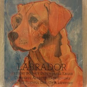 "Labrador" Dog 16x20 Canvas Wall Decor
